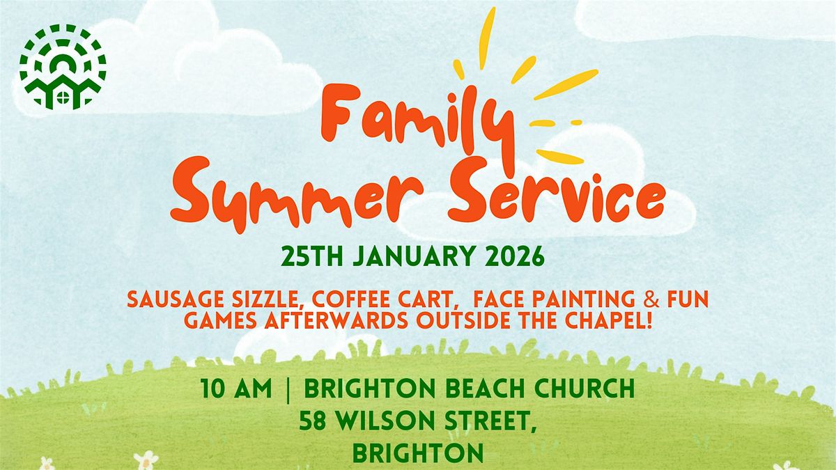 Family Summer Service, 25 January | Event in Brighton | AllEvents