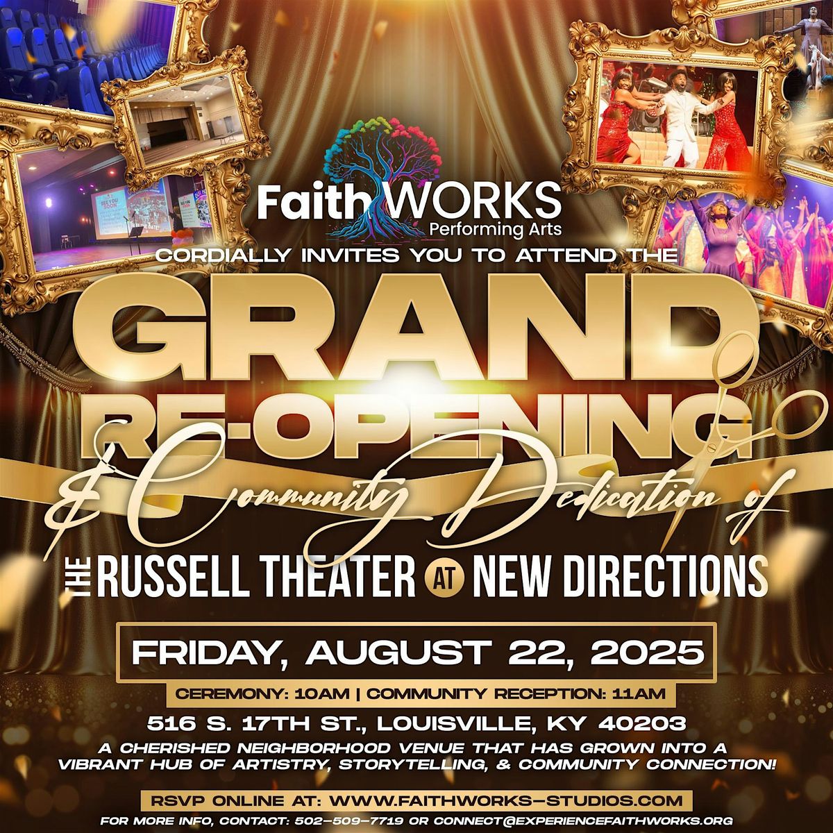 Grand Re-Opening & Community Dedication of the Russell Theater, 22 August | Event in Louisville | AllEvents