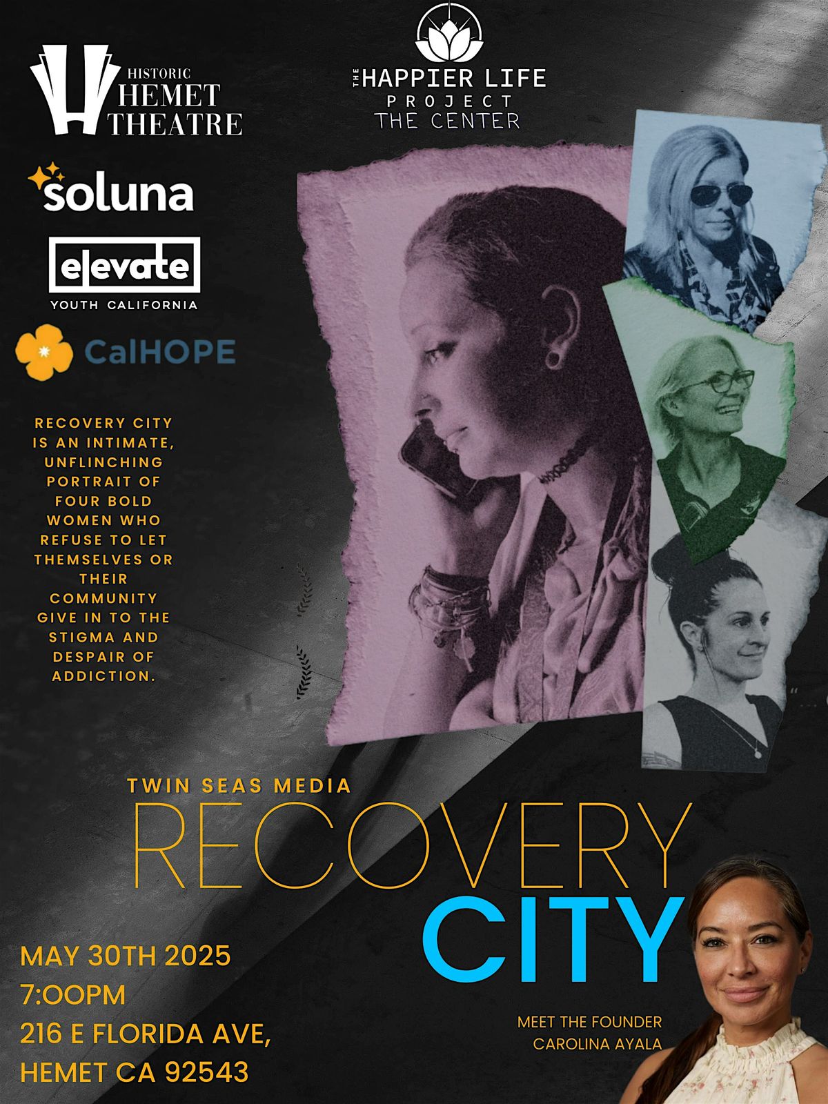 Twin Seas Media Recovery City Showing, 30 May | Event in Hemet | AllEvents