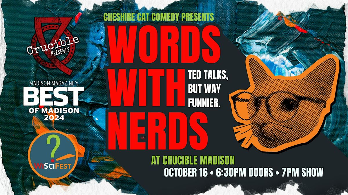 Words with Nerds, 16 October | Event in Madison | AllEvents