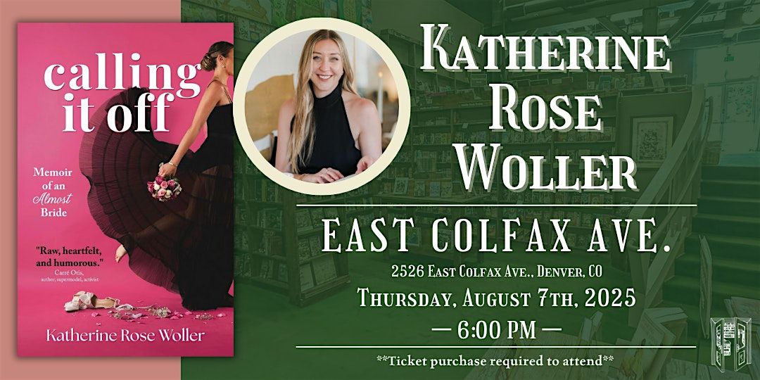 Katherine Rose Woller Live at Tattered Cover Colfax, 7 August | Event in Denver | AllEvents