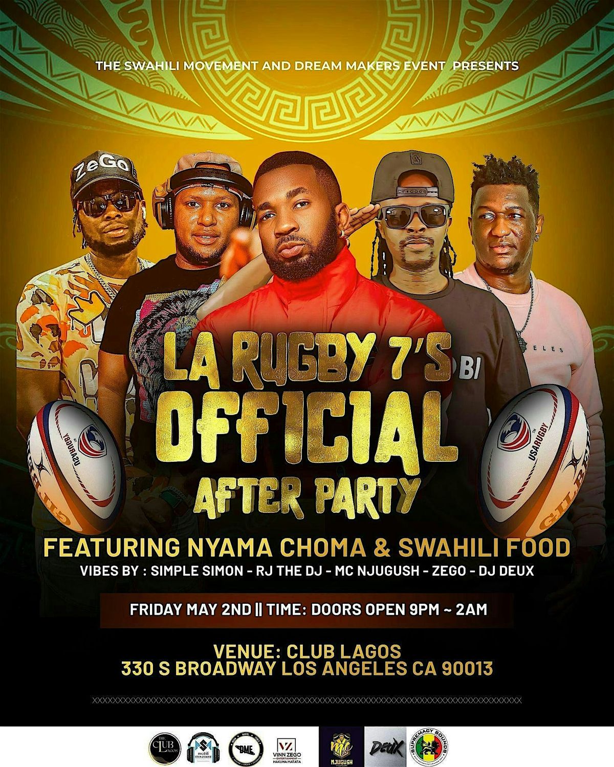 Rugby Pre- Party | Event in Los Angeles | AllEvents