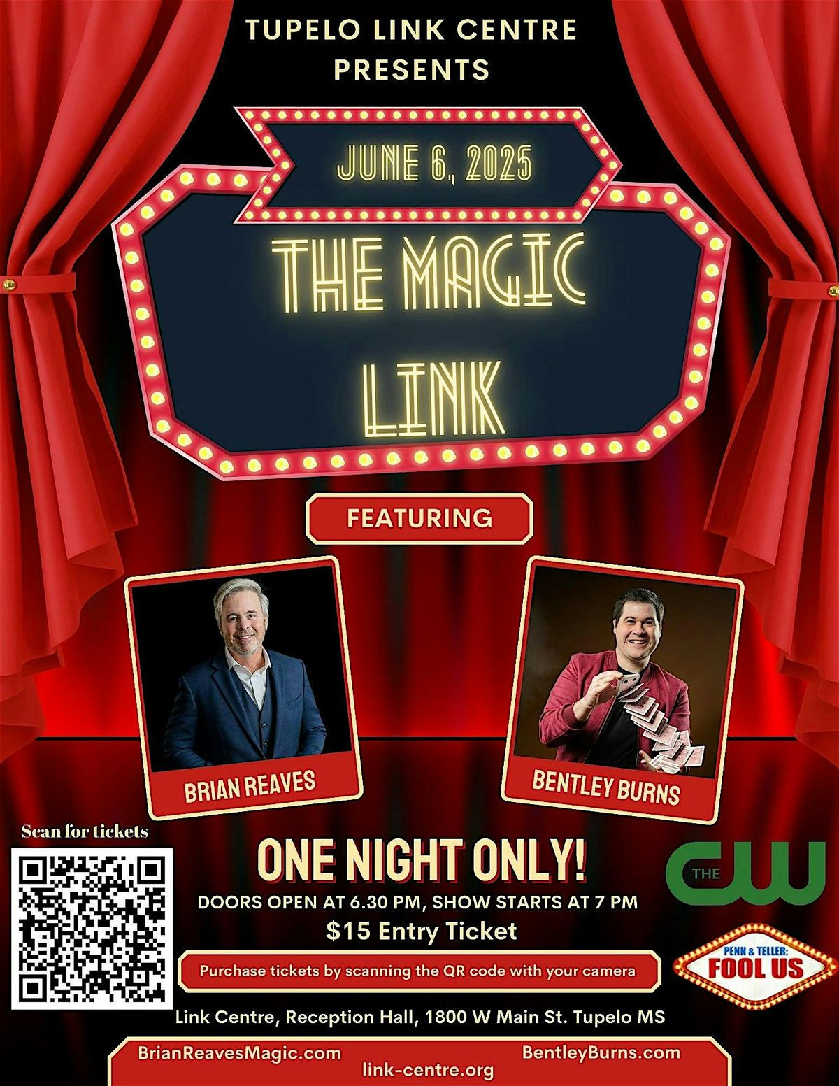 The Magic Link, 6 June | Event in Tupelo | AllEvents