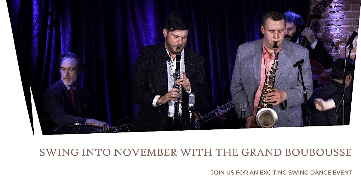 Swing Dance with the Grand Boubousse, Lindy Lesson and Performance, 1 November | Event in Kingston | AllEvents