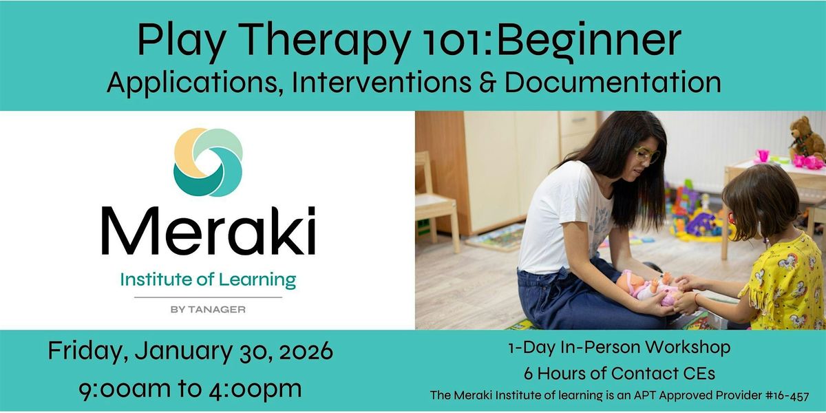 Play Therapy 101: Applications, Interventions, and Documentation - Beginner, 30 January | Event in Cedar Rapids