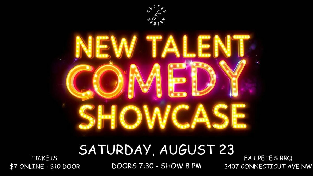 New Talent Comedy Showcase, 23 August | Event in Washington | AllEvents