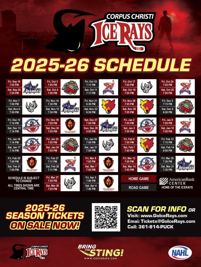 Shreveport Mudbugs at Corpus Christi IceRays at Hilliard Center, 9 January | Event in Corpus Christi | AllEvents