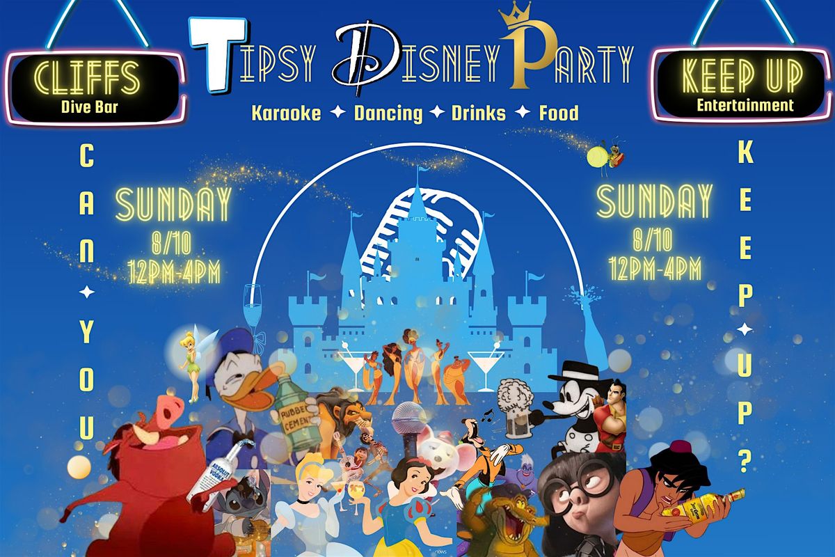 Tipsy Disney Party, 17 August | Event in Cedar Rapids | AllEvents
