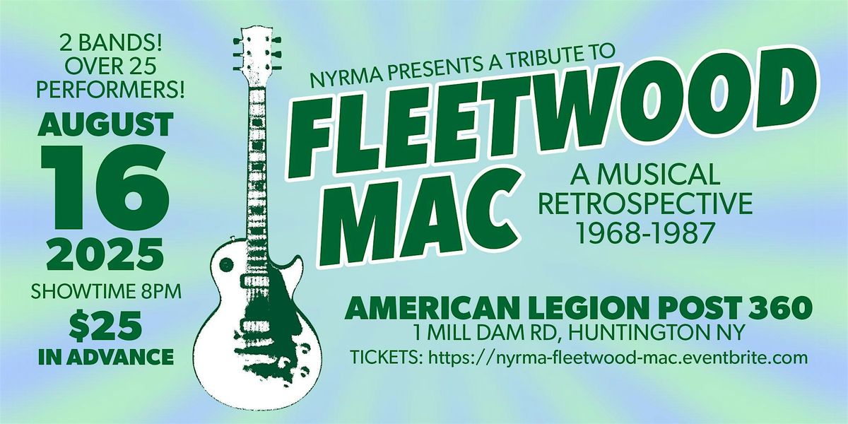 Fleetwood Mac: Rattlesnakes, Rumours and Rhymes, 16 August | Event in Huntington | AllEvents