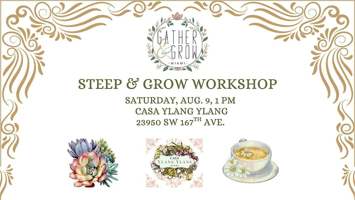 Steep & Grow: A Creative Succulent Garden Workshop, 9 August | Event in Homestead | AllEvents