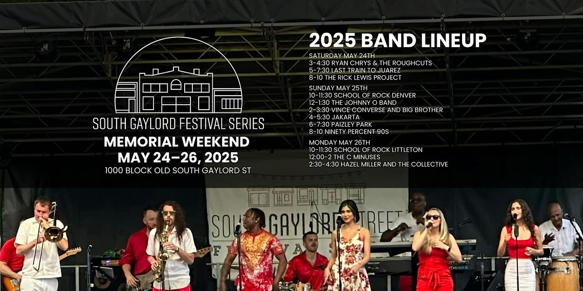 Memorial Weekend Festival -  South Gaylord Street, 24 May | Event in Denver | AllEvents
