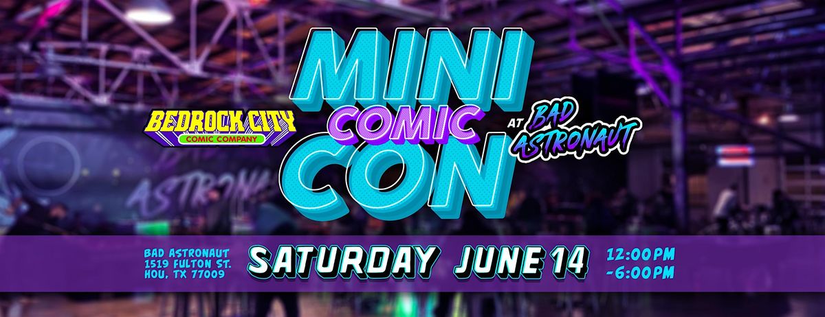 Bedrock City Mini Comic Con!, 14 June | Event in Houston | AllEvents