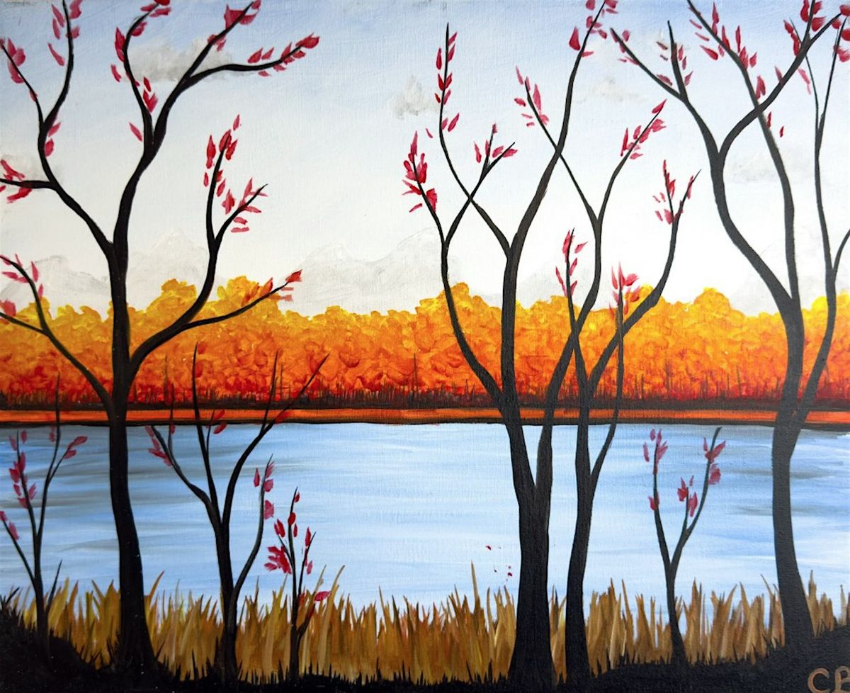Fall on the Lake - Paint and Sip at Crazy Cowboy - Jackson, 25 October | Event in Jackson | AllEvents