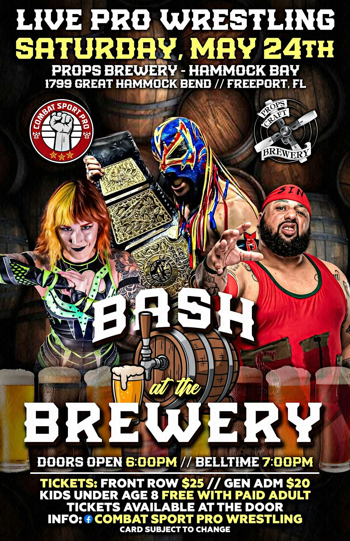 Bash At The Brewery, 24 May | Event in Freeport | AllEvents