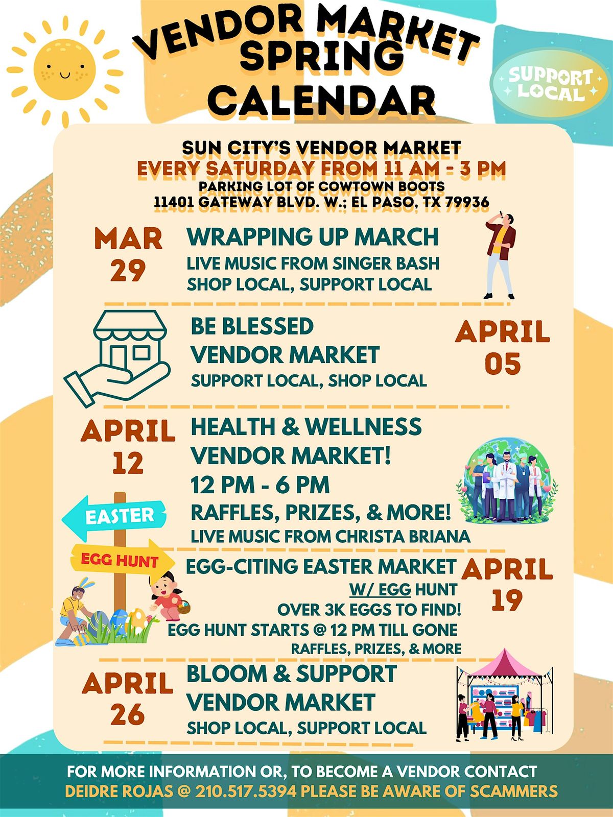 Every  Saturday Vendor Market - Pet Friendly Event | Event in El Paso | AllEvents