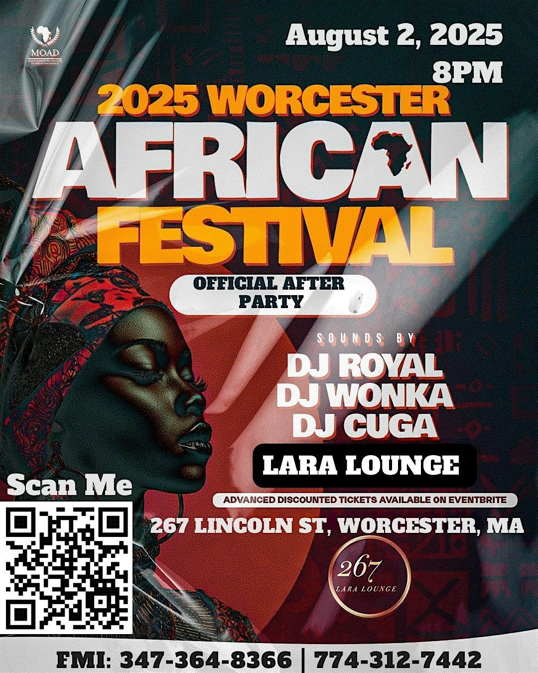 Worcester African Festival OFFICIAL AFTER PARTY, 2 August | Event in Worcester | AllEvents