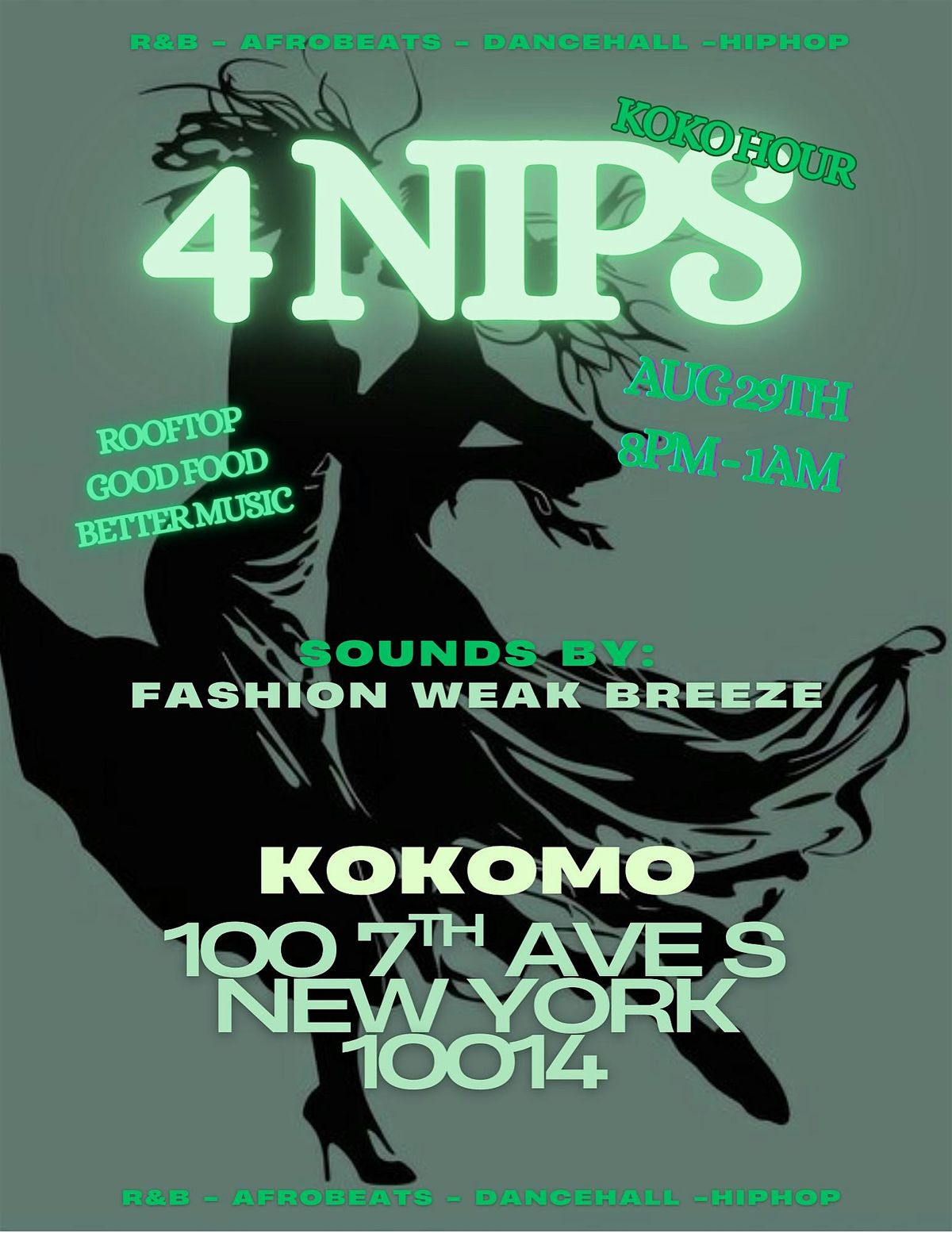 4 Nips, 10 October | Event in Brooklyn | AllEvents