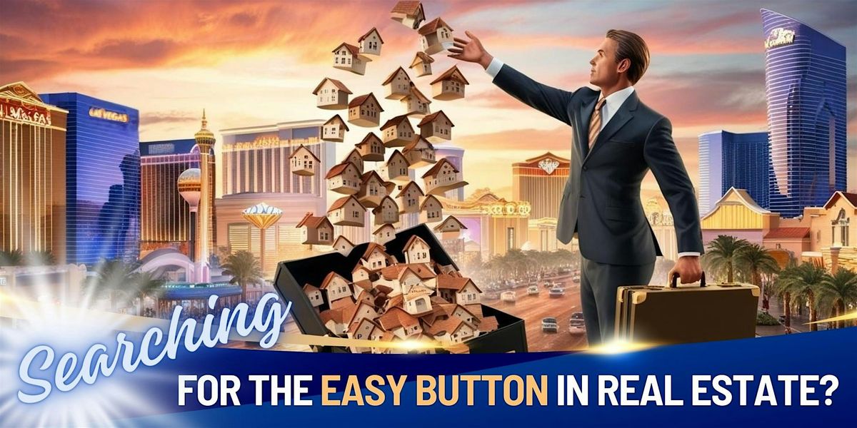 Searching for the EASY BUTTON in real estate... SHORTCUTS DON'T EXIST! | Event in LAS VEGAS | AllEvents