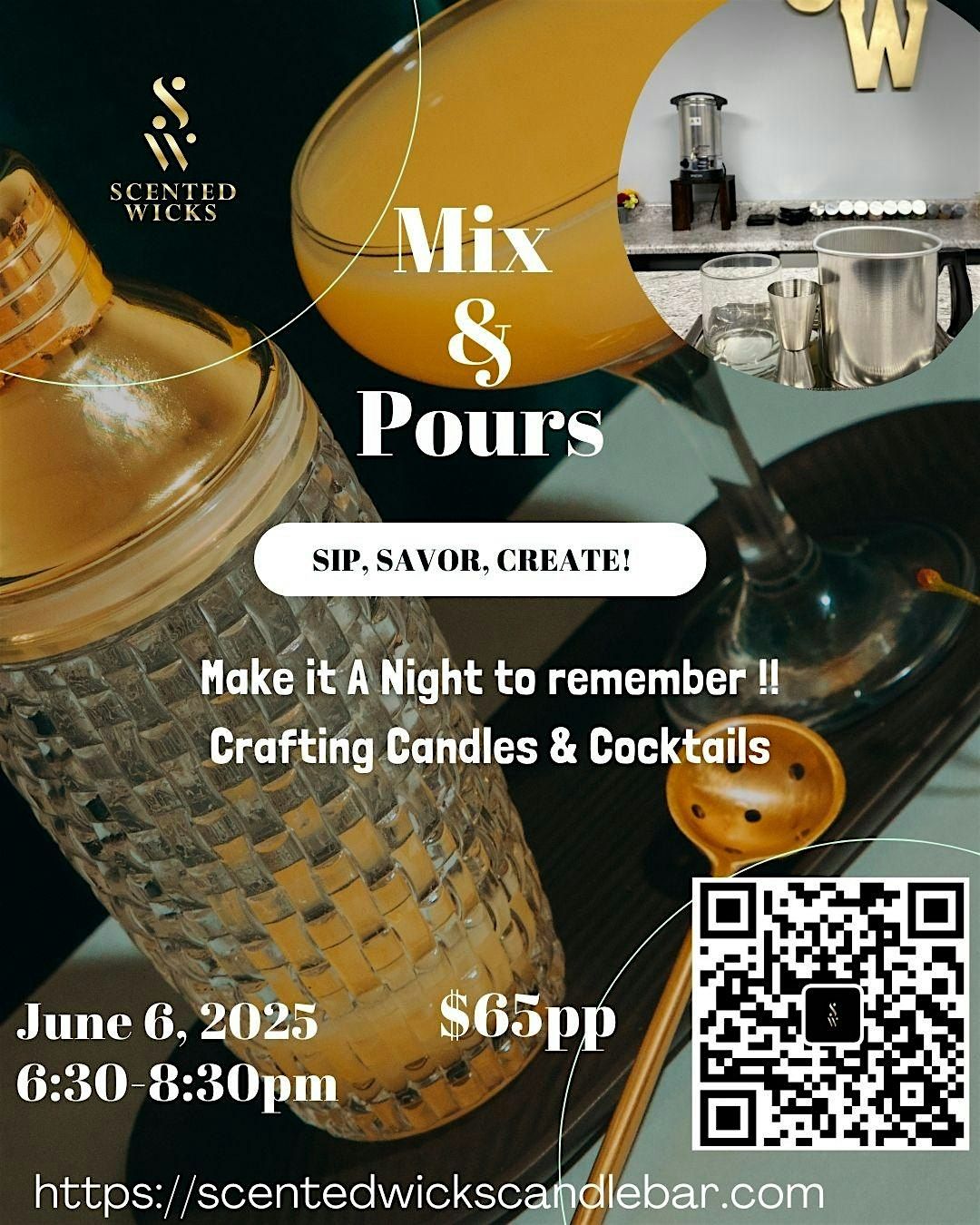 Candles & Cocktail  Making Class, 6 June | Event in HOPE MILLS | AllEvents