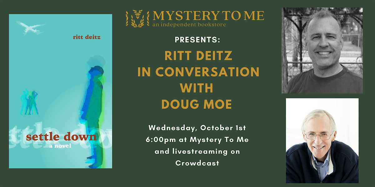 Ritt Deitz in Conversation with Doug Moe, 1 October | Event in Madison | AllEvents