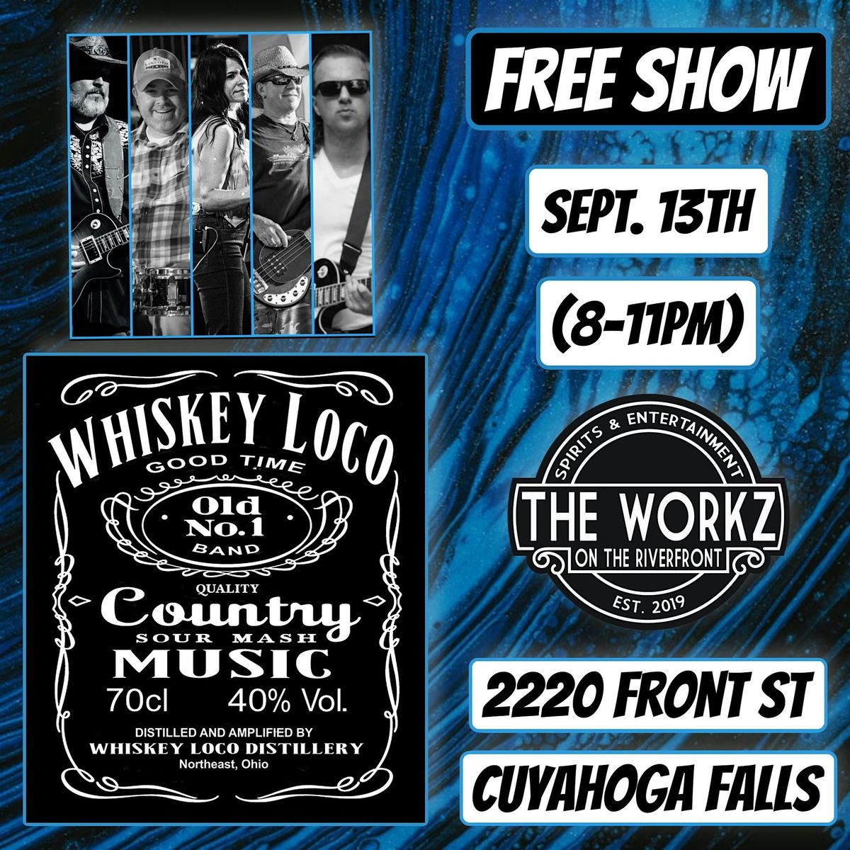 WHISKEY LOCO, 13 September | Event in Cuyahoga Falls | AllEvents