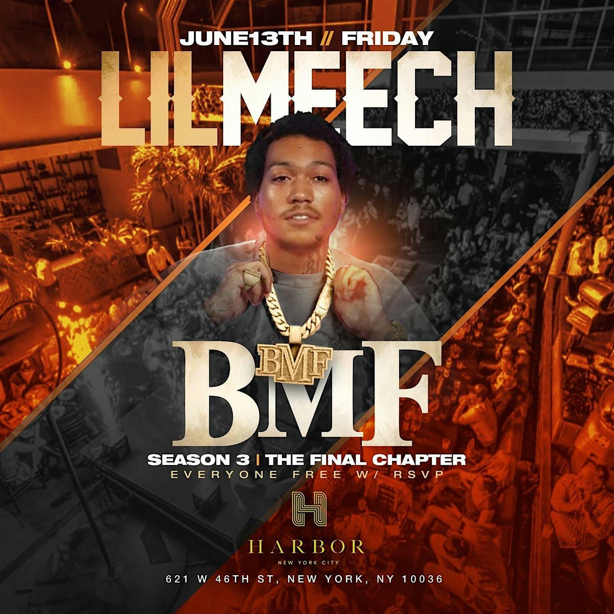 LIL MEECH & BMF HOST #1 FRIDAY NIGHT PARTY HARBOR NYC, 13 June | Event in New York | AllEvents