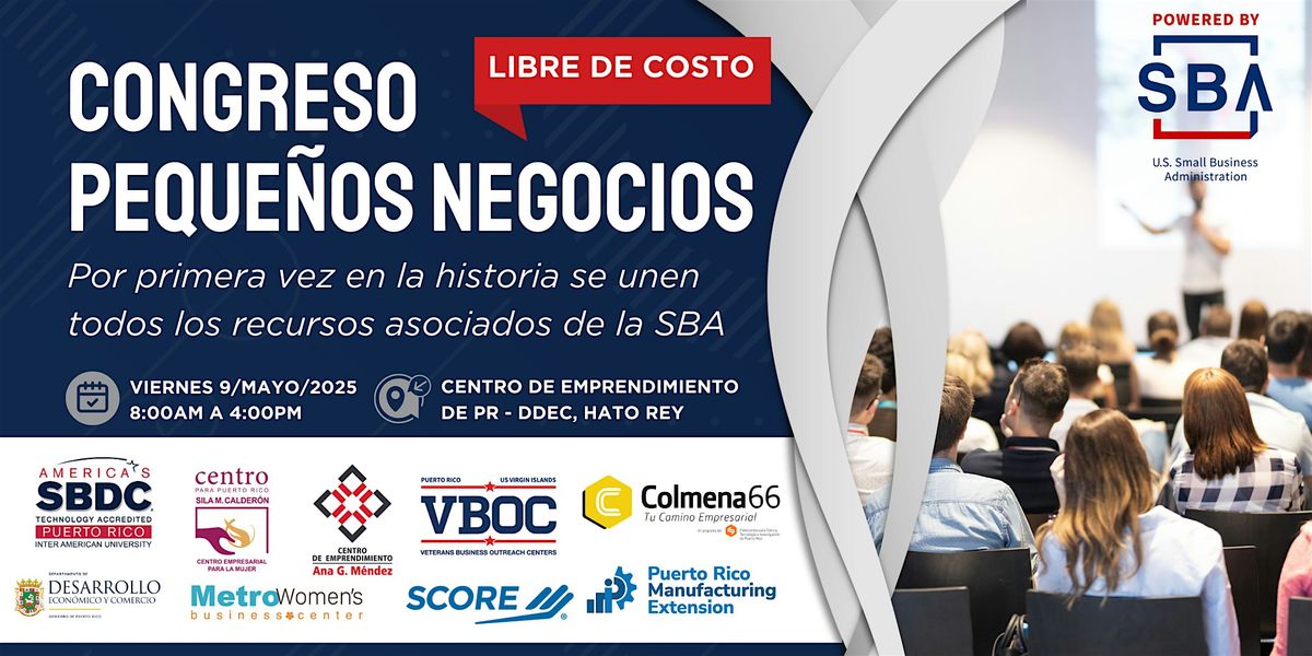 Congreso de Pequeños Negocios, 9 May | Event in San Juan | AllEvents