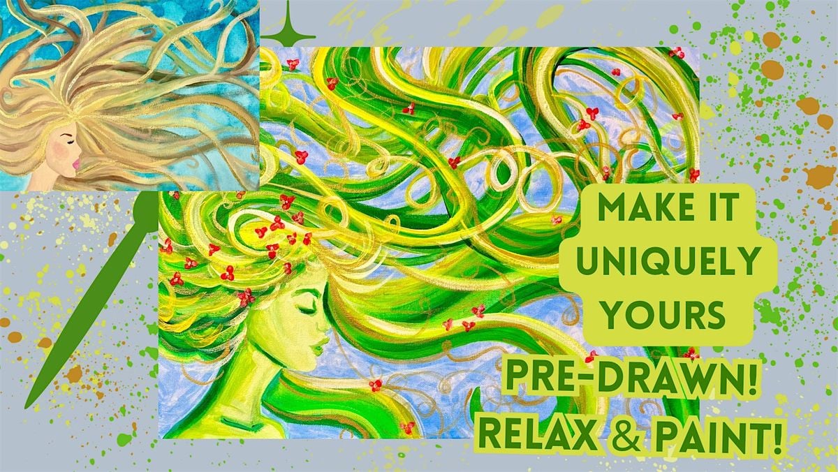 EichenPaint "Tress Mess” (A PRE-DRAWN CANVAS) 7/11, 11 July | Event in Cedar Rapids | AllEvents