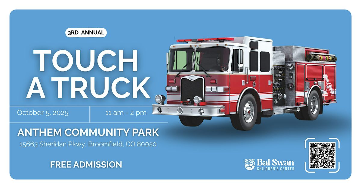 3rd Annual - Touch A Truck, 5 October | Event in Broomfield | AllEvents