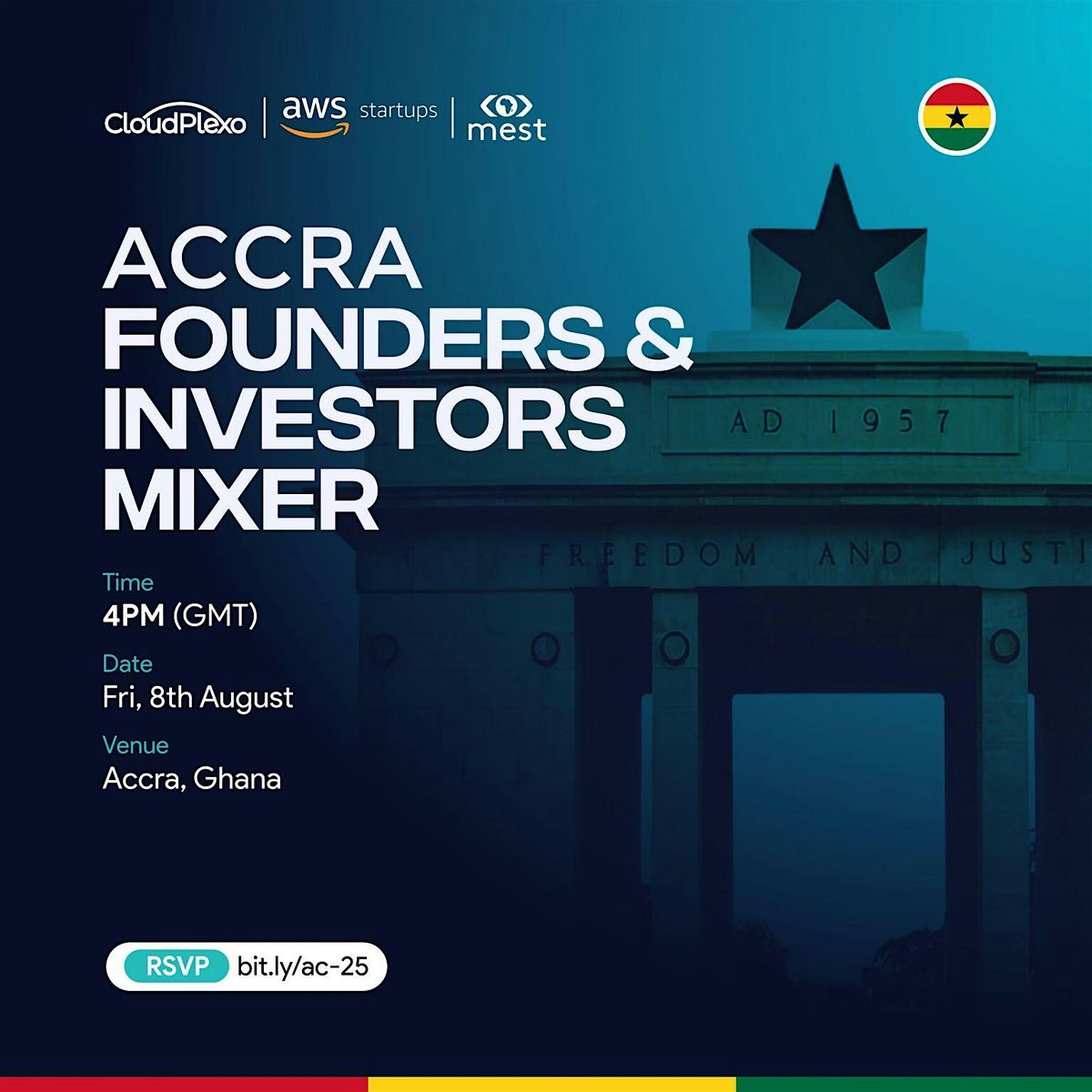 Accra Founders and Investors Mixer, 8 August | Event in Accra | AllEvents