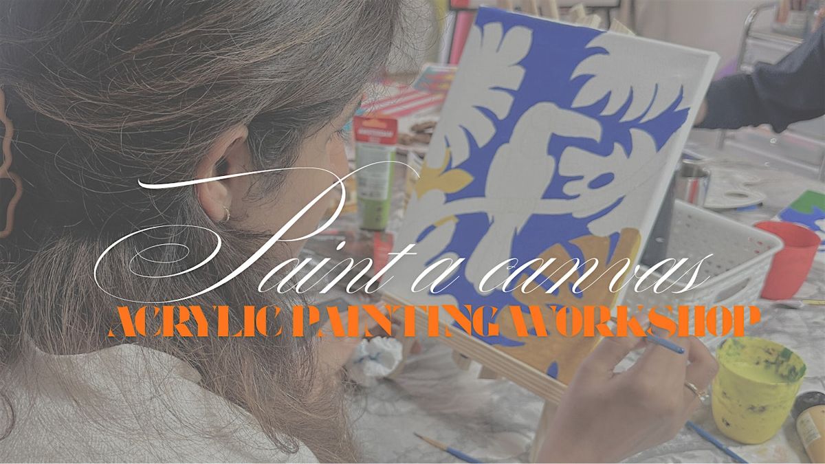 Paint a Canvas, 25 October | Event in Haarlem | AllEvents