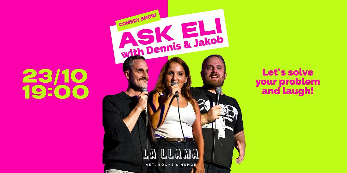 Ask Eli Comedy Show, 23 October | Event in Barcelona | AllEvents