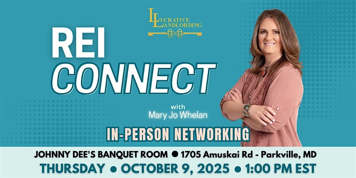 REI Connect ✨ IN-PERSON NETWORKING 10.9.25, 9 October | Event in Parkville | AllEvents