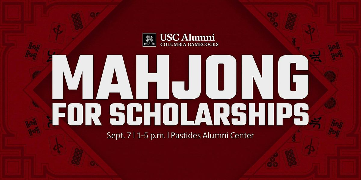 MAHJONG for Scholarships, 7 September | Event in Columbia | AllEvents