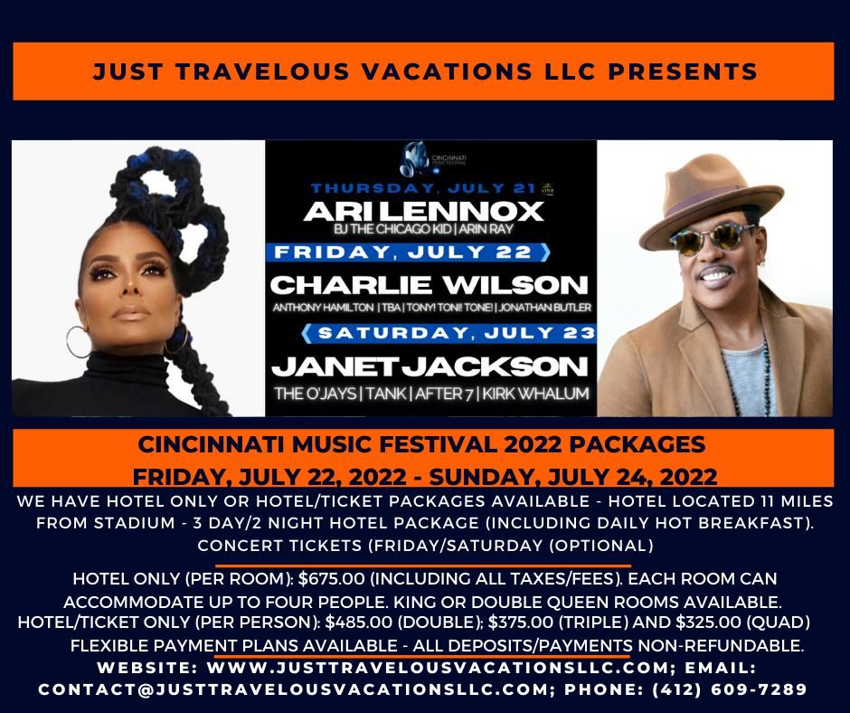 Cincinnati Music Festival 2022 HOTEL ONLY OR HOTEL/TICKETS ONLY PACKAGES AVAILABLE, Cincinnati Cincinnati Music Festival 2022 HOTEL ONLY OR HOTEL/TICKETS ONLY PACKAGES AVAILABLE, Cincinnati