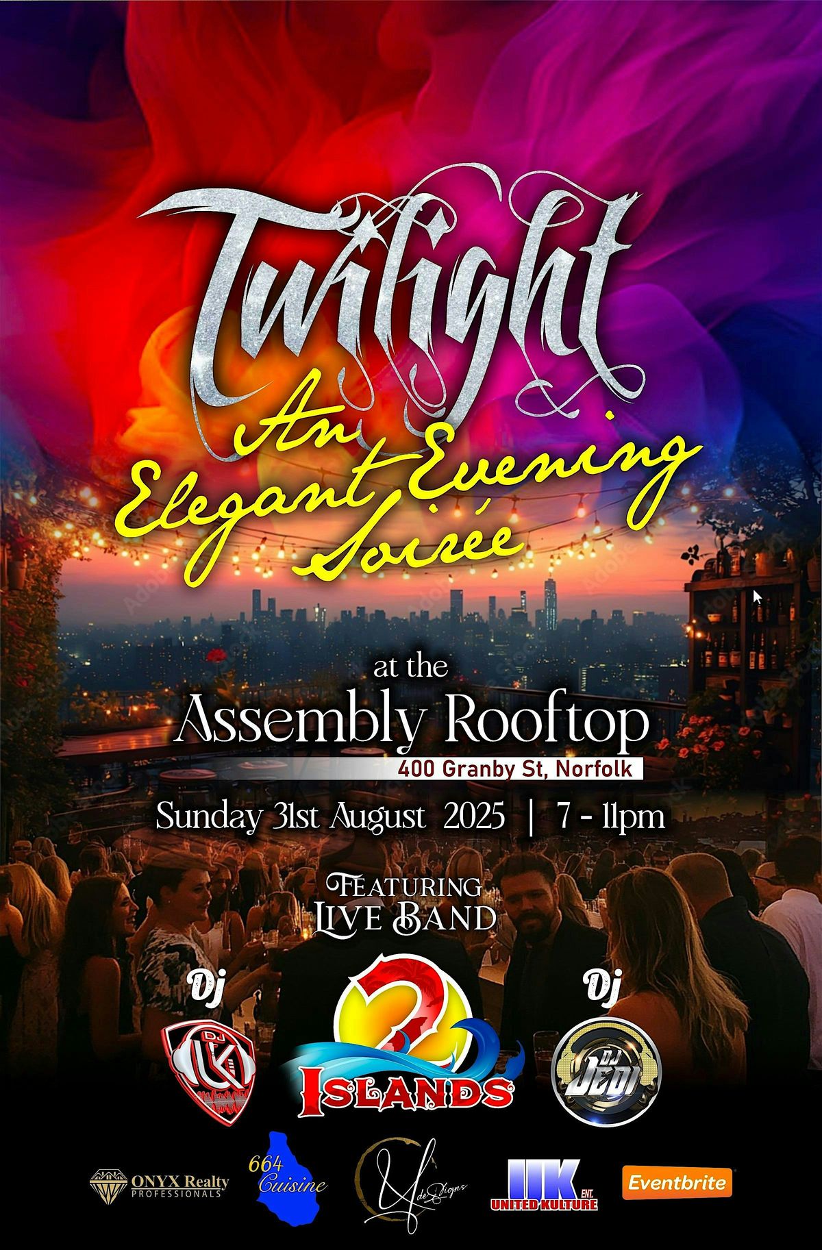 TWILIGHT: A ROOFTOP SOIREE, 29 August | Event in Norfolk | AllEvents