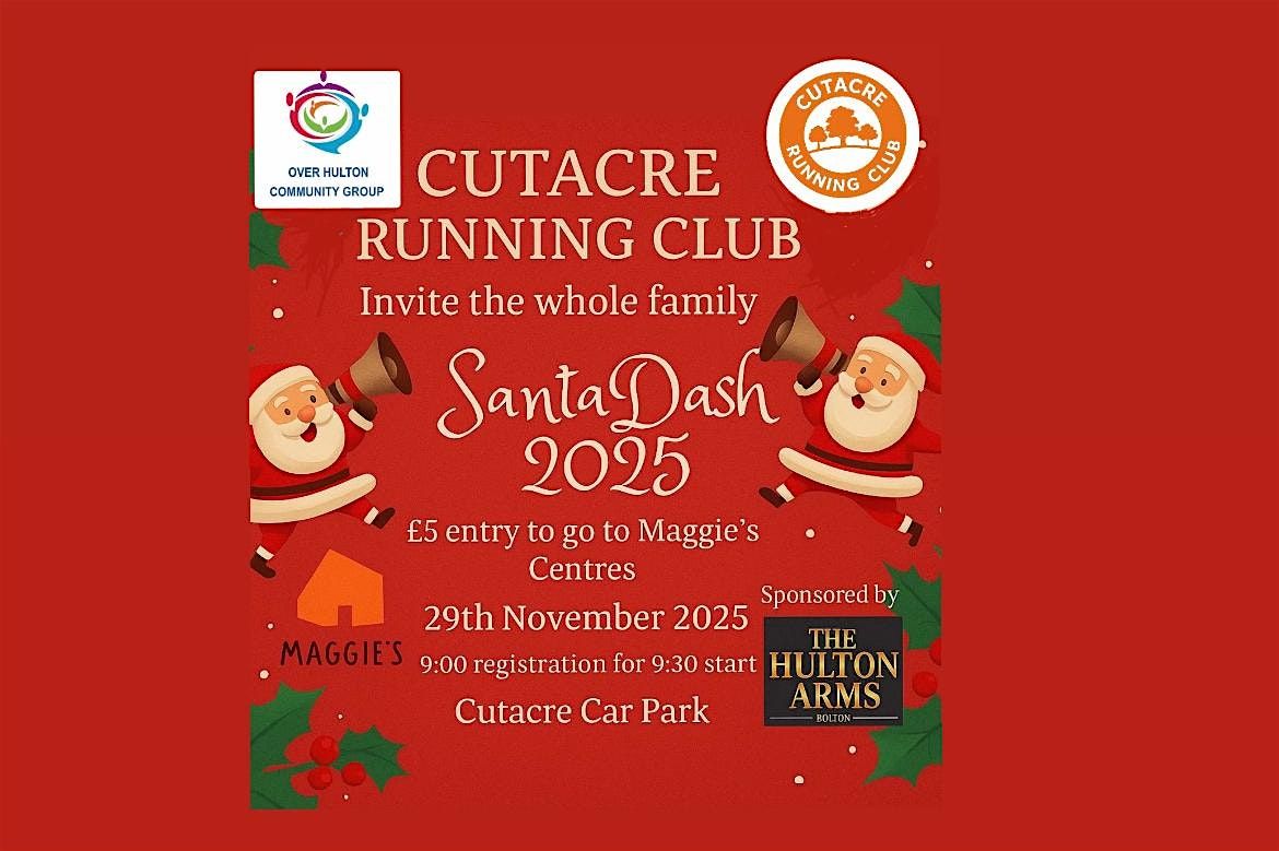 Cutacre Running Club Santa Dash for Maggie’s, 29 November | Event in Bolton | AllEvents