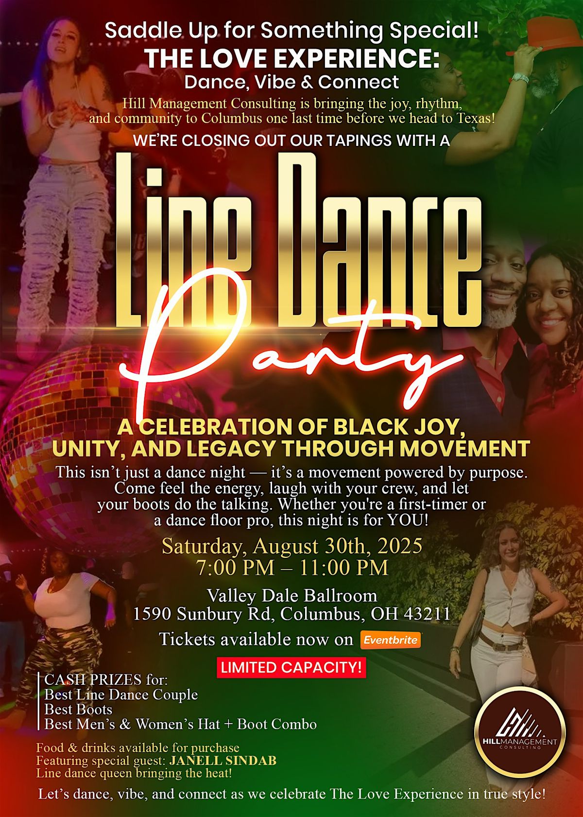 ✨ Saddle Up for Something Special! ✨ The Love Experience: Dance, Vibe & Con, 30 August | Event in Columbus