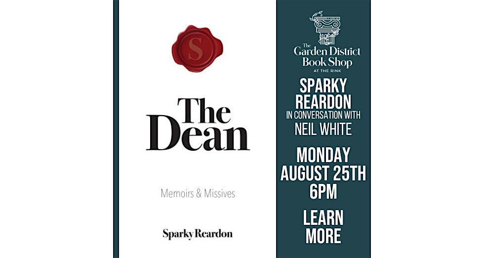 Book Signing for Sparky Reardon's The Dean at GDBS, 25 August | Event in New Orleans | AllEvents
