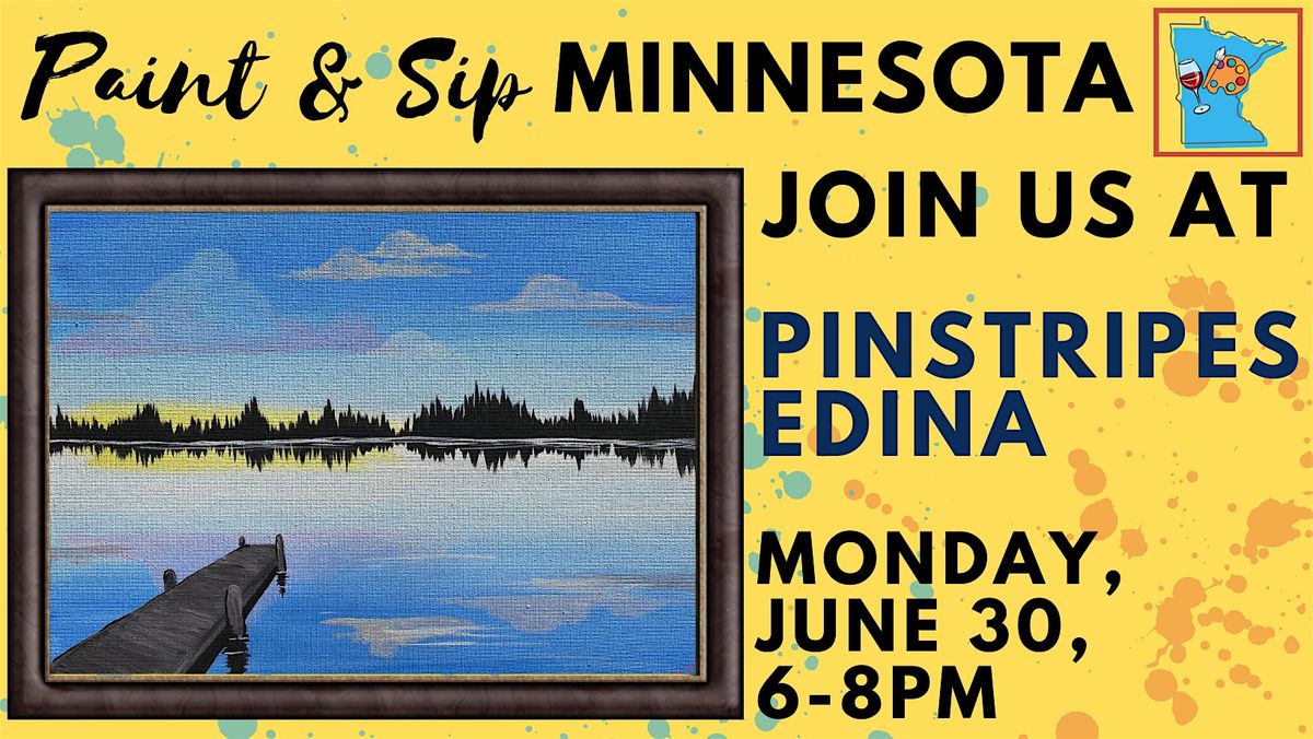 June 30 Paint & Sip at Pinstripes, 30 June | Event in Edina | AllEvents