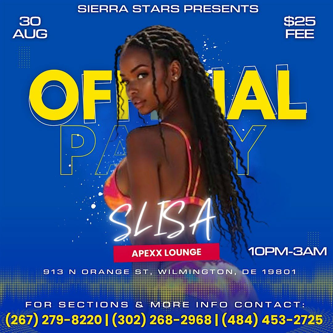 SLISA OFFICIAL AFTER PARTY, 30 August | Event in Wilmington | AllEvents