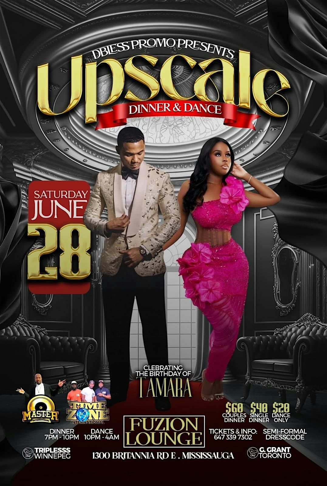 UPSCALE DINNER & DANCE, 28 June | Event in Mississauga | AllEvents