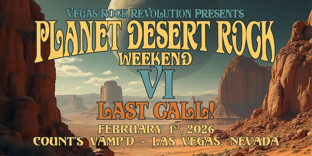 Planet Desert Rock Weekend Night 4- Last Call - Feb. 1, 2026- Vamp'd, 1 February | Event in Las Vegas | AllEvents
