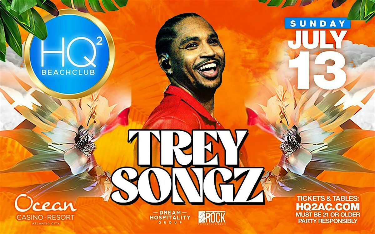 TREY SONGZ @ HQ² BEACH CLUB, 13 July | Event in Atlantic City | AllEvents