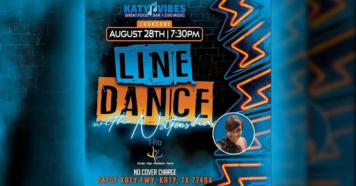 Line Dancing with Natasha at Katy Vibes!, 28 August | Event in Katy | AllEvents