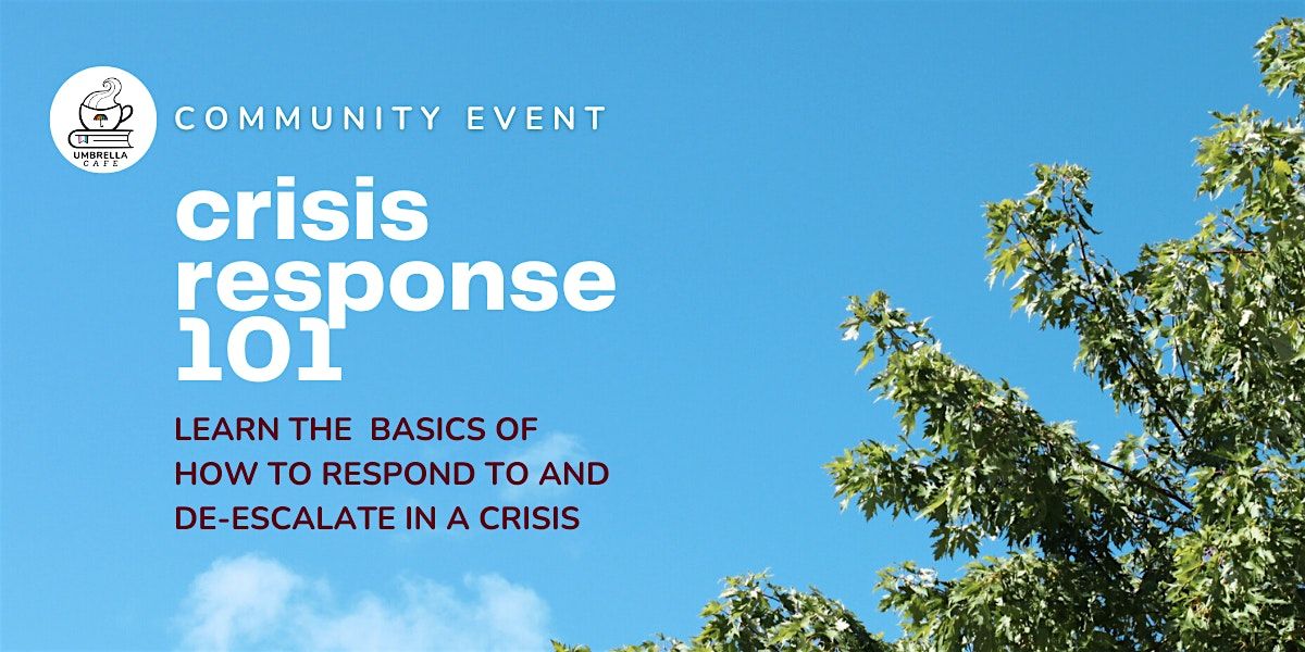 Crisis Response Workshop: The Basics, 6 July | Event in Salt Lake City | AllEvents