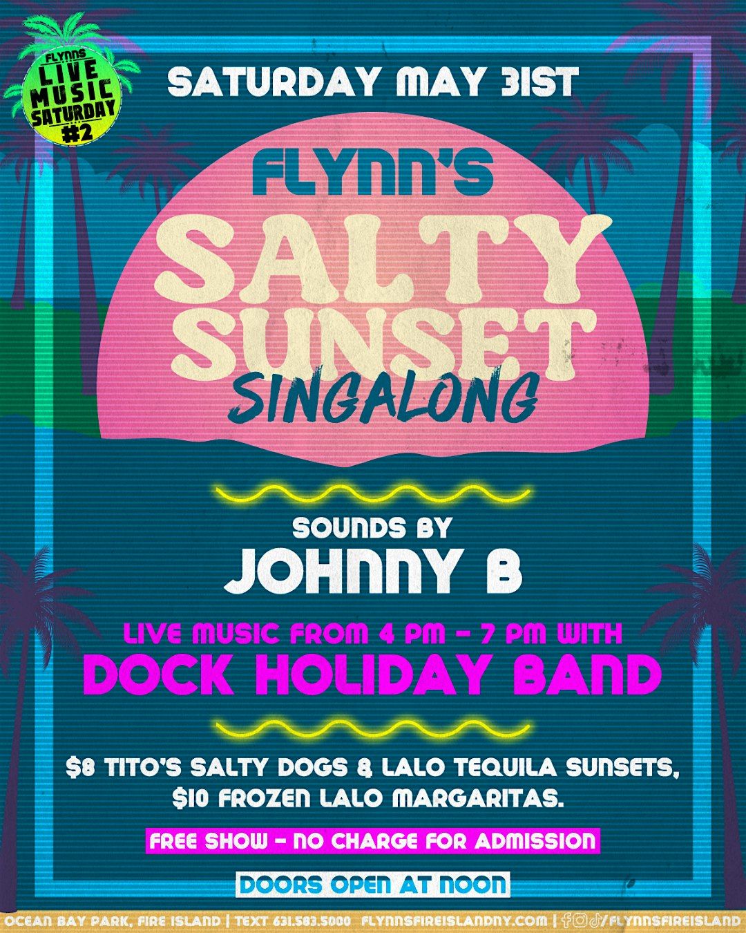 Salty Sunset Singalong, 31 May | Event in Ocean Bay Park | AllEvents