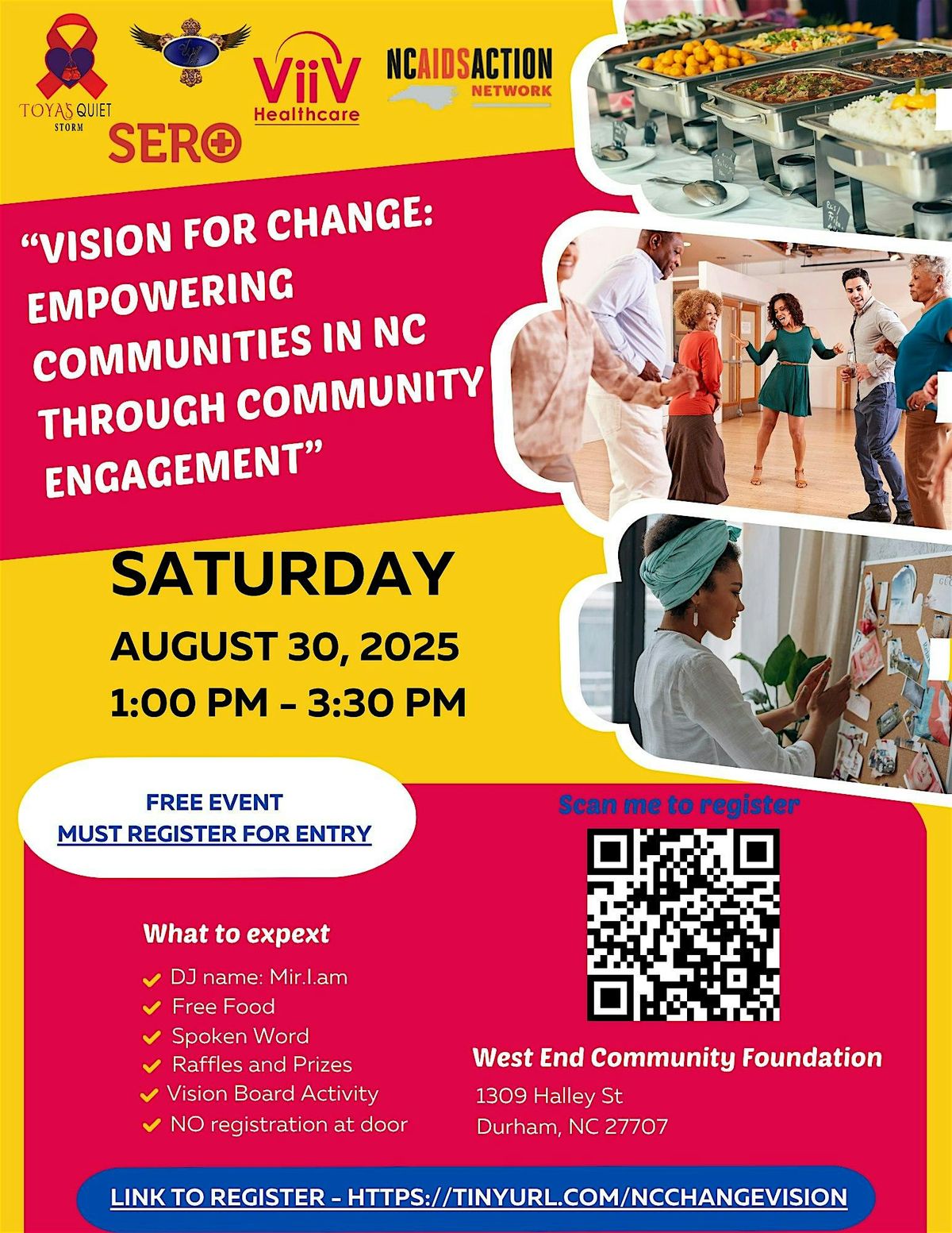 Vision for Change:Empowering Communities in NC through Community Engagement, 30 August | Event in Durham | AllEvents