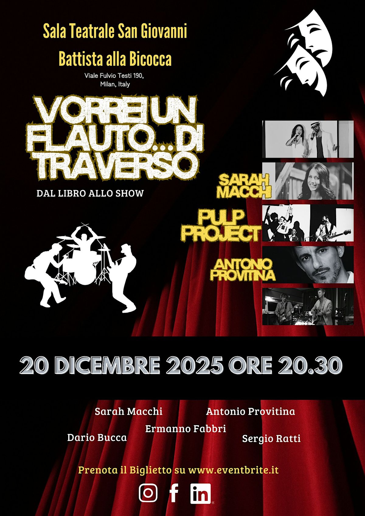 Vorrei un flauto... di traverso, 20 December | Event in Milano | AllEvents