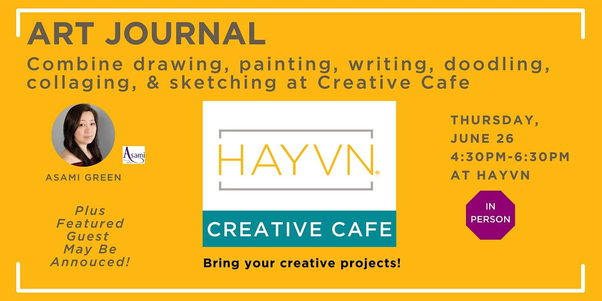 Creative Cafe: Art Journal, 26 June | Event in Darien | AllEvents